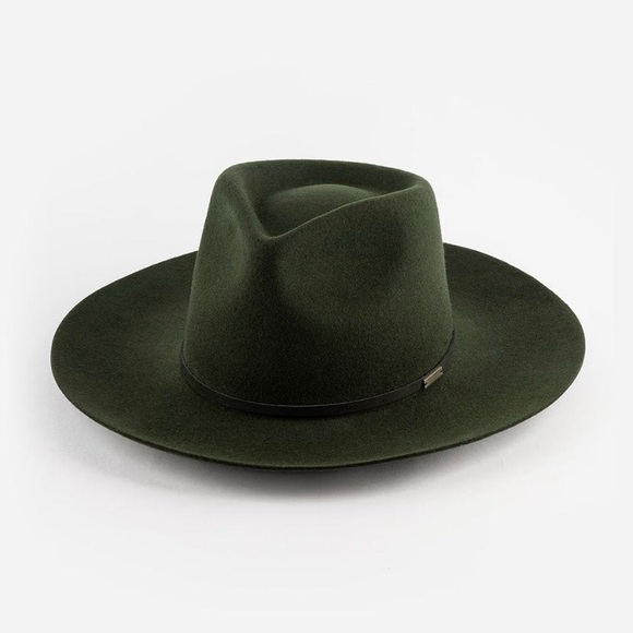 GIGI PIP Accessories - GIGI PIP dark green “The Rowan” wide brim hat